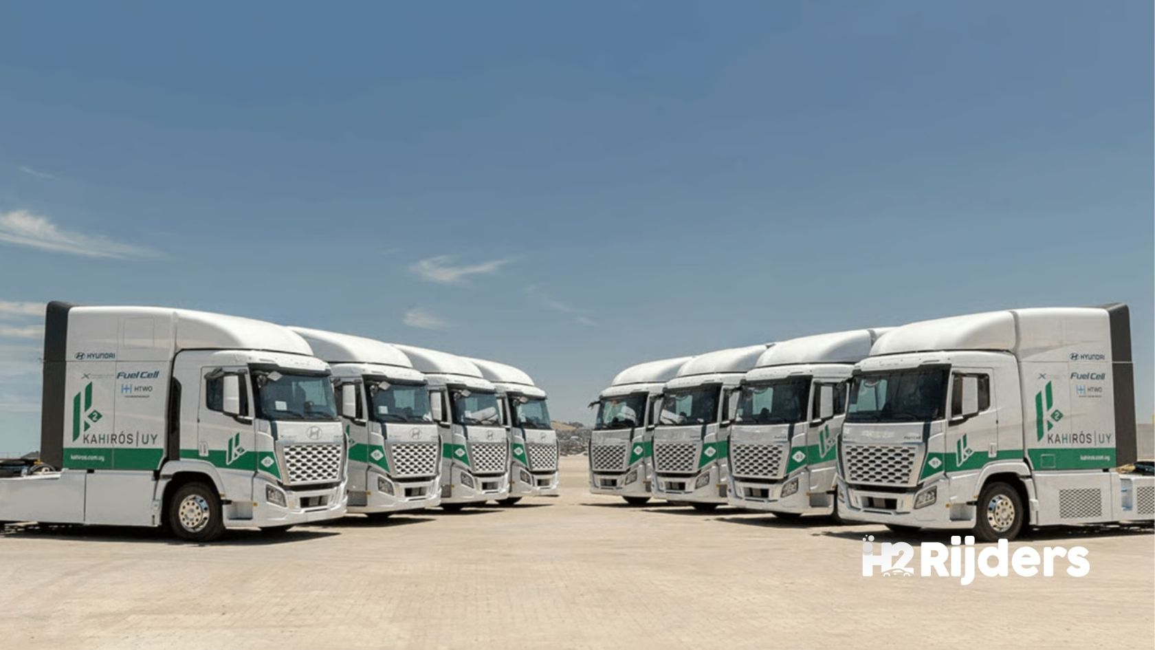 Hyundai setzt die ersten Wasserstoff-Lkw Südamerikas für die Holzlogistik in Uruguay ein